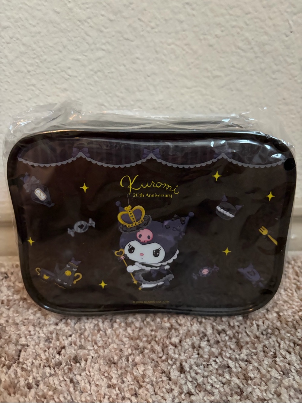 Sanrio Kuromi Black Travel Pouch